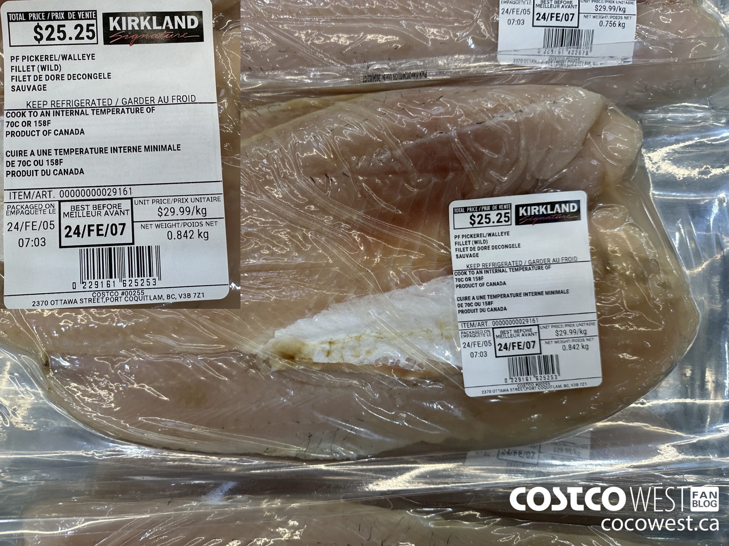29161 PF PICKEREL/WALLEYE FILLET (WILD) $29.99
