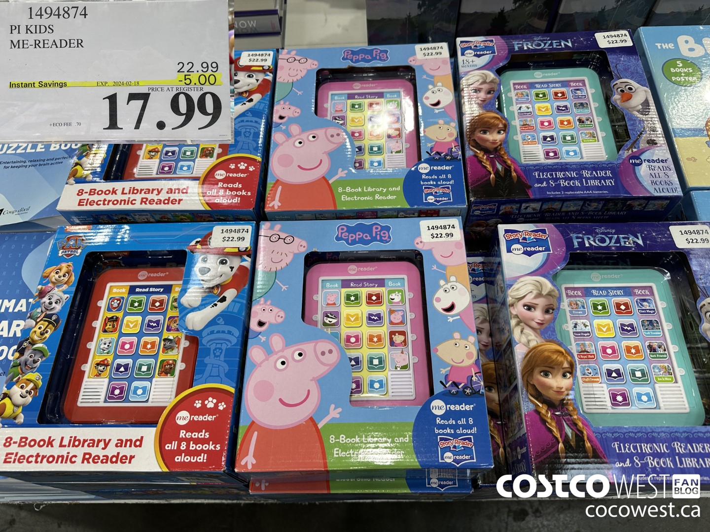 1494874 PI KIDS ME-READER ($5.00 INSTANT SAVINGS EXPIRES ON 2024-02-18) $17.99