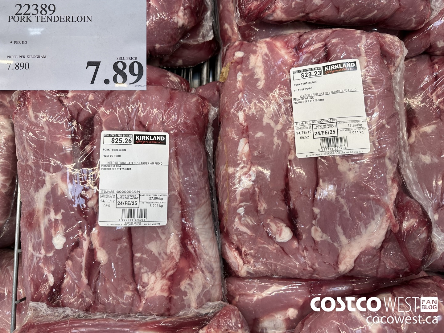 22389 PORK TENDERLOIN $7.89