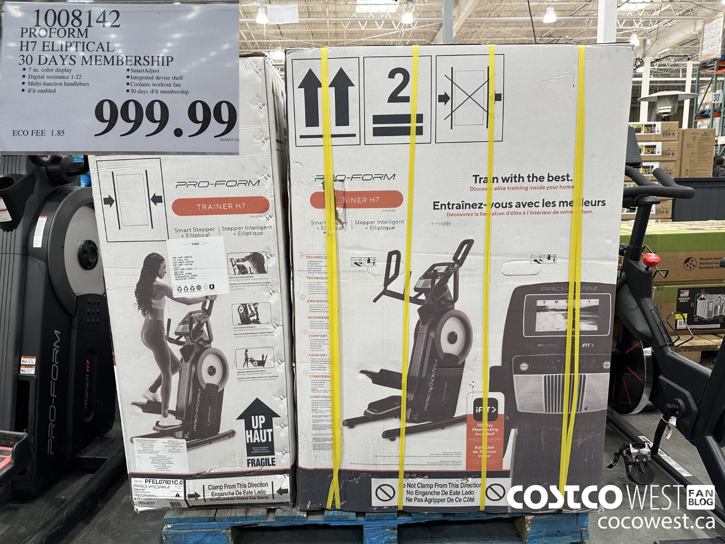 1008142 PROFORM H7 ELIPTICAL 30 DAYS MEMBERSHIP $999.99