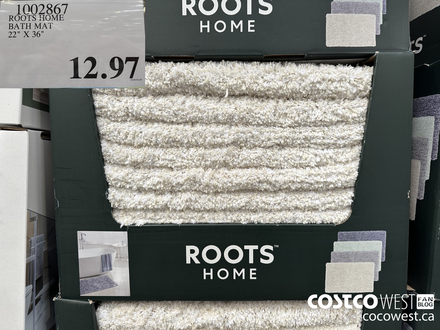 1002867 ROOTS HOME BATH MAT 22