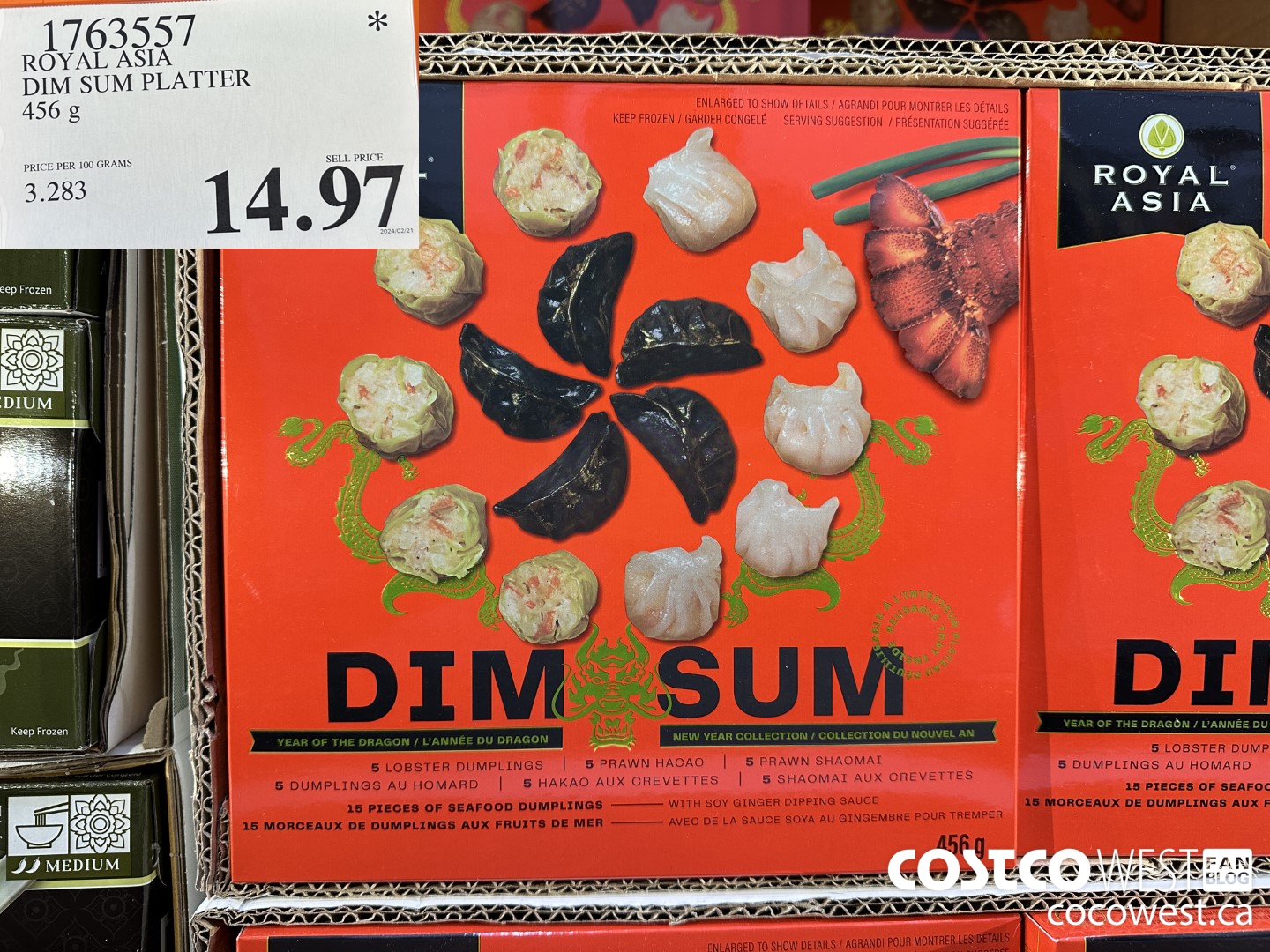 1763557 ROYAL ASIA DIM SUM PLATTER 456G $14.97