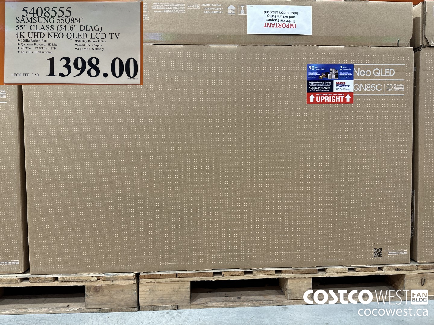 5408555 SAMSUNG 55Q85C 55