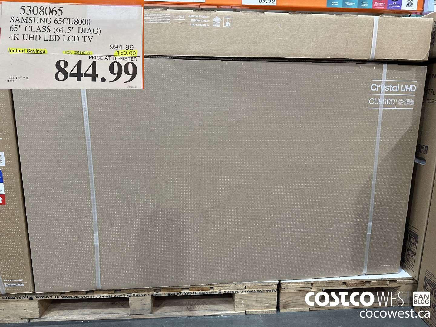 5308065 SAMSUNG 65CU800 65