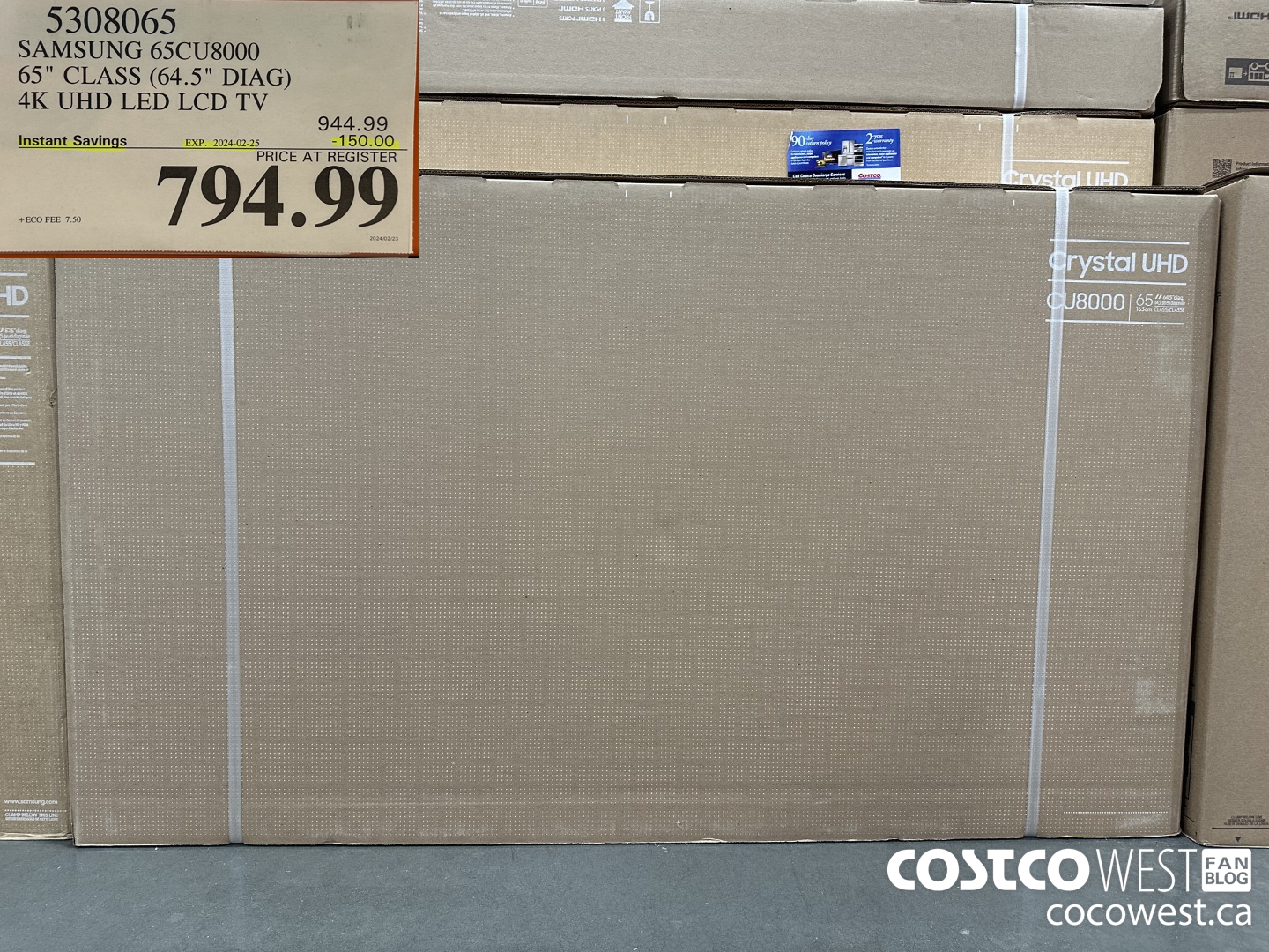 5308065 SAMSUNG 65CU800 65