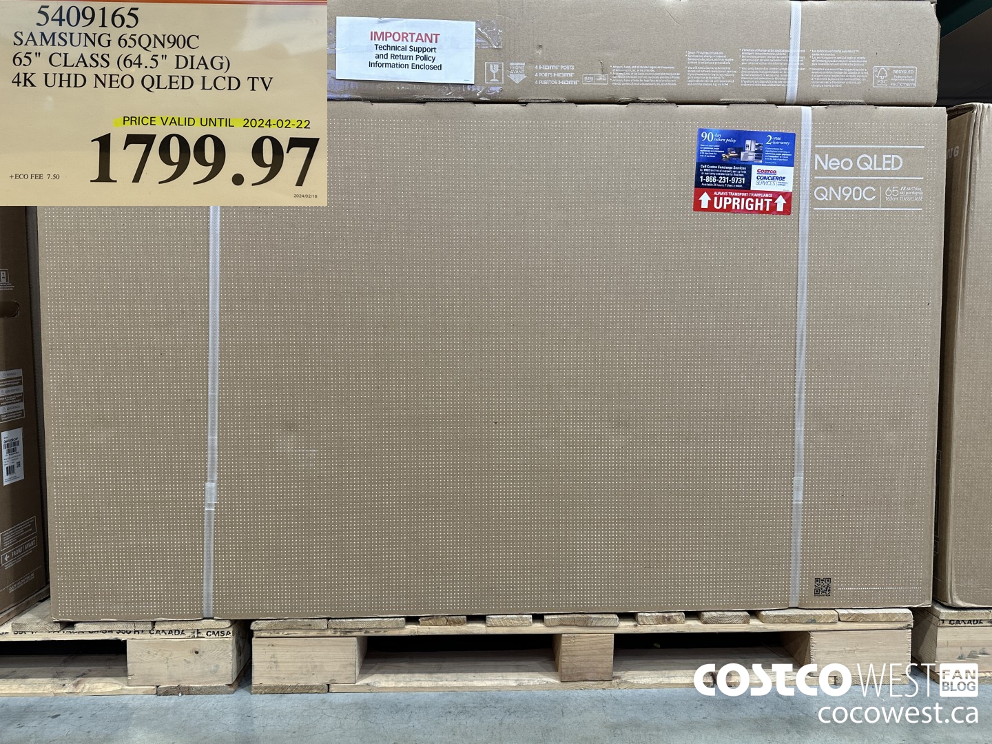 5409165 SAMSUNG 65QN90C 65