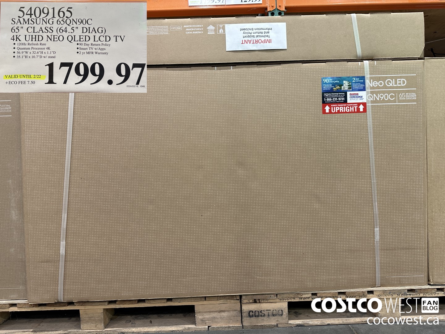 5409165 SAMSUNG 65QN90C 65