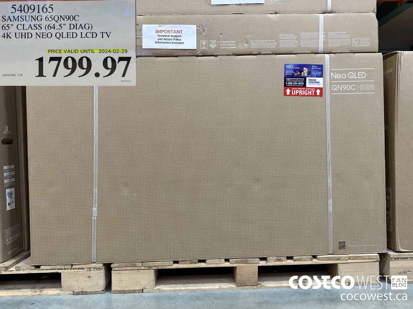 5409165 SAMSUNG 65QN90C 65