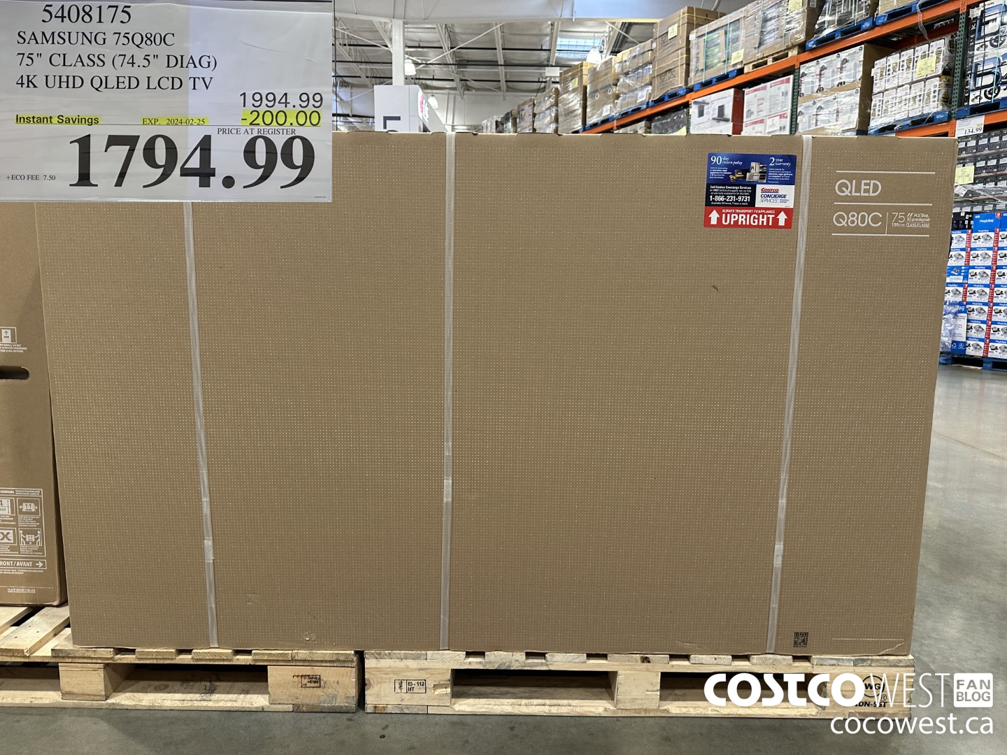 5408175 SAMSUNG 75Q80C 75