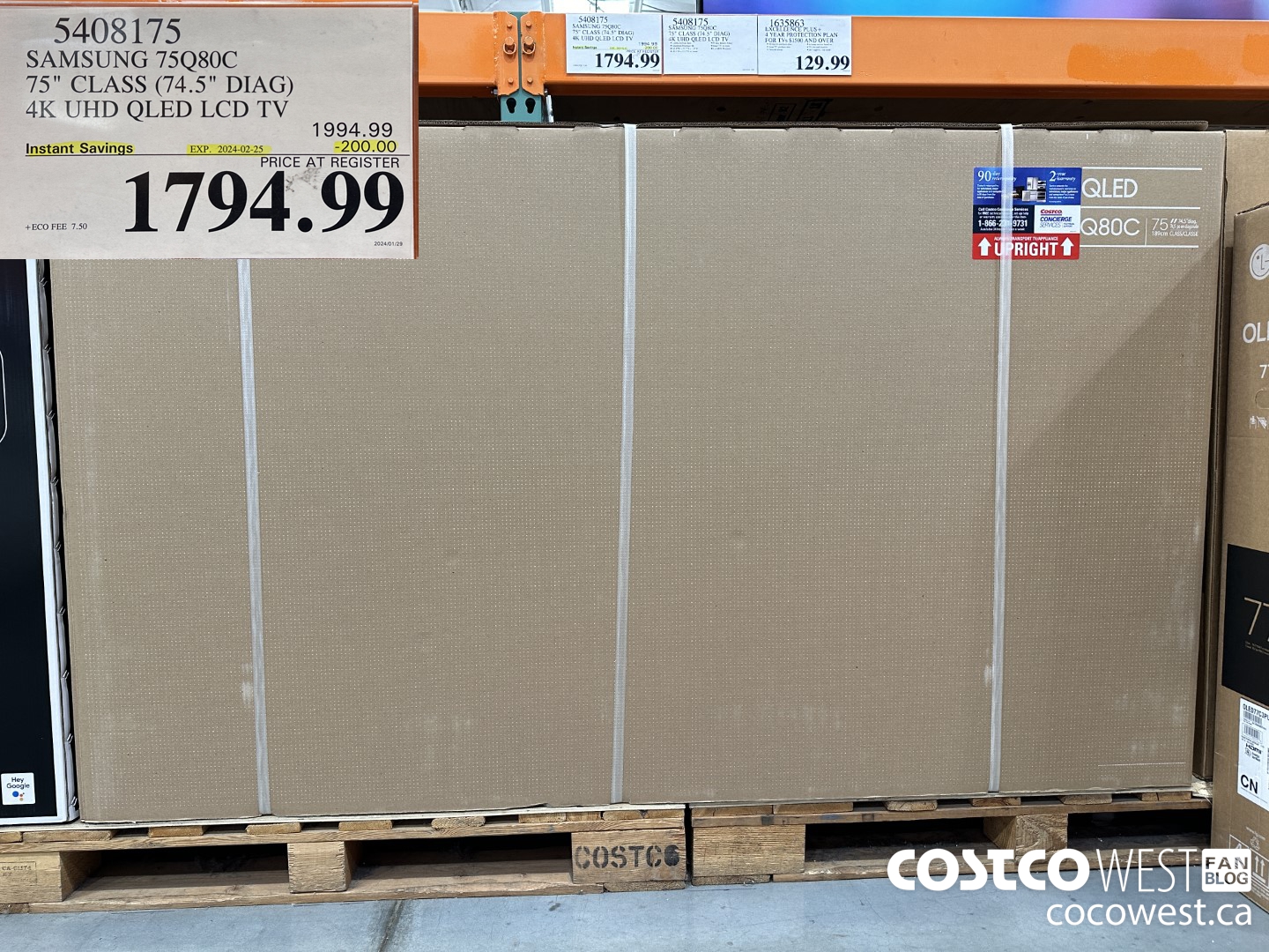 5408175 SAMSUNG 75Q80C 75