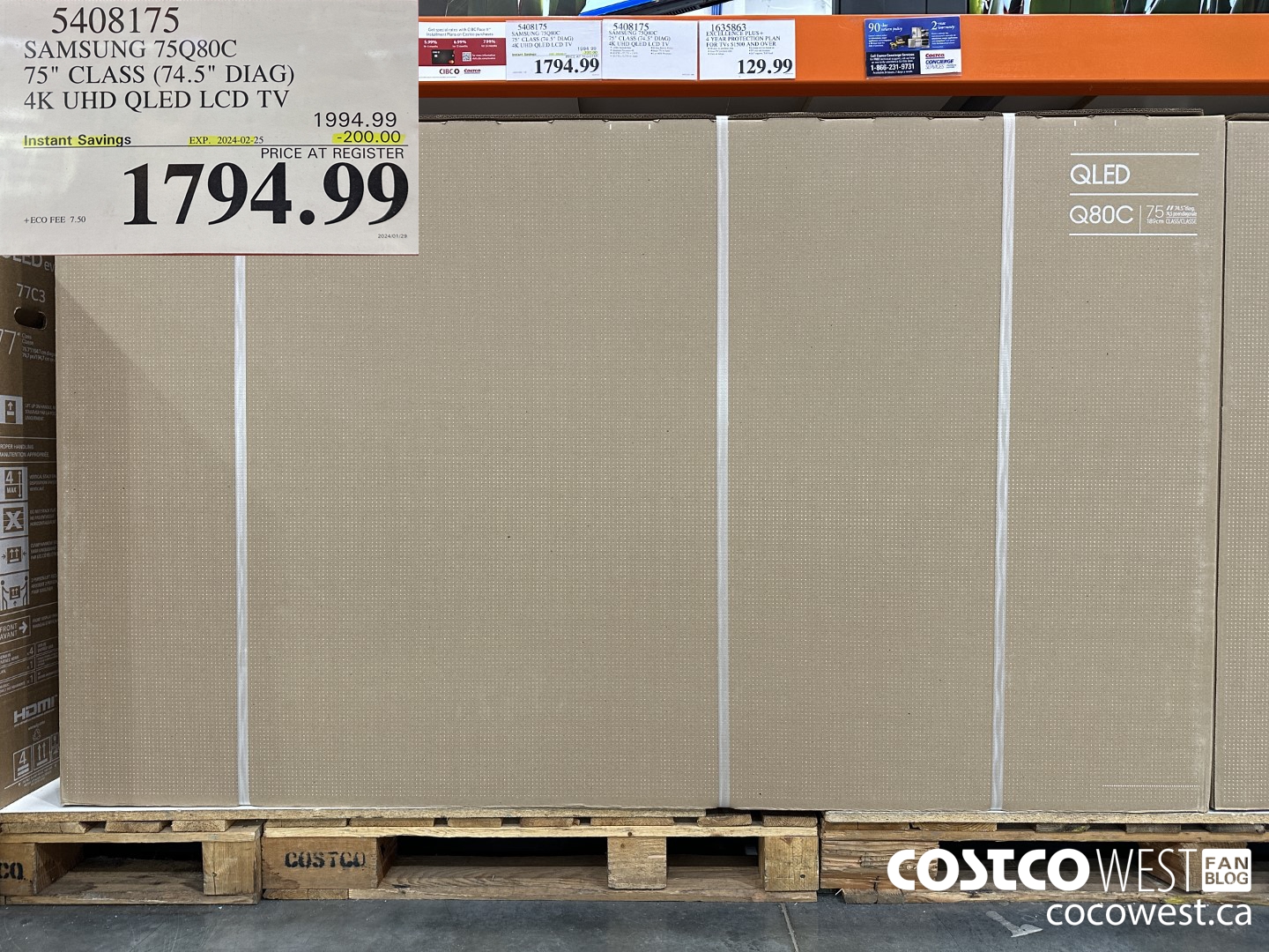 5408175 SAMSUNG 75Q80C 75