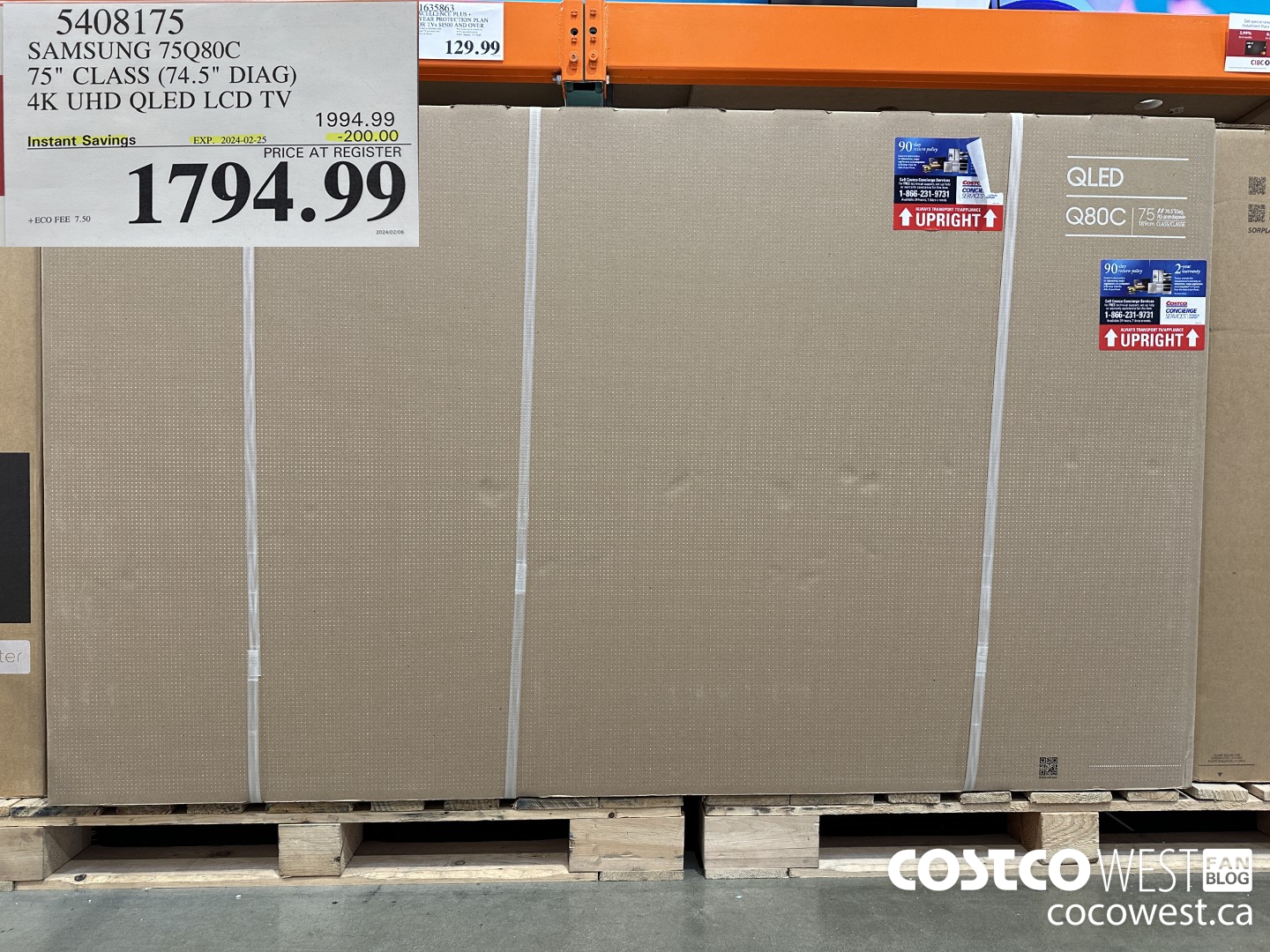 5408175 SAMSUNG 75Q80C 75