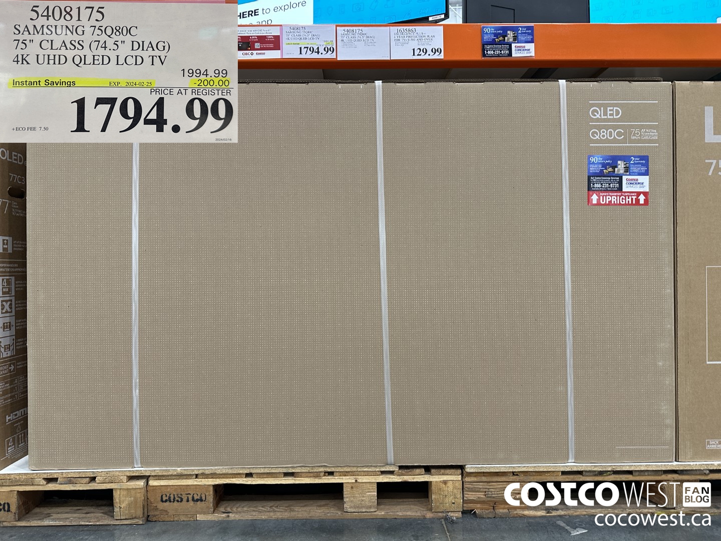 5408175 SAMSUNG 75Q80C 75