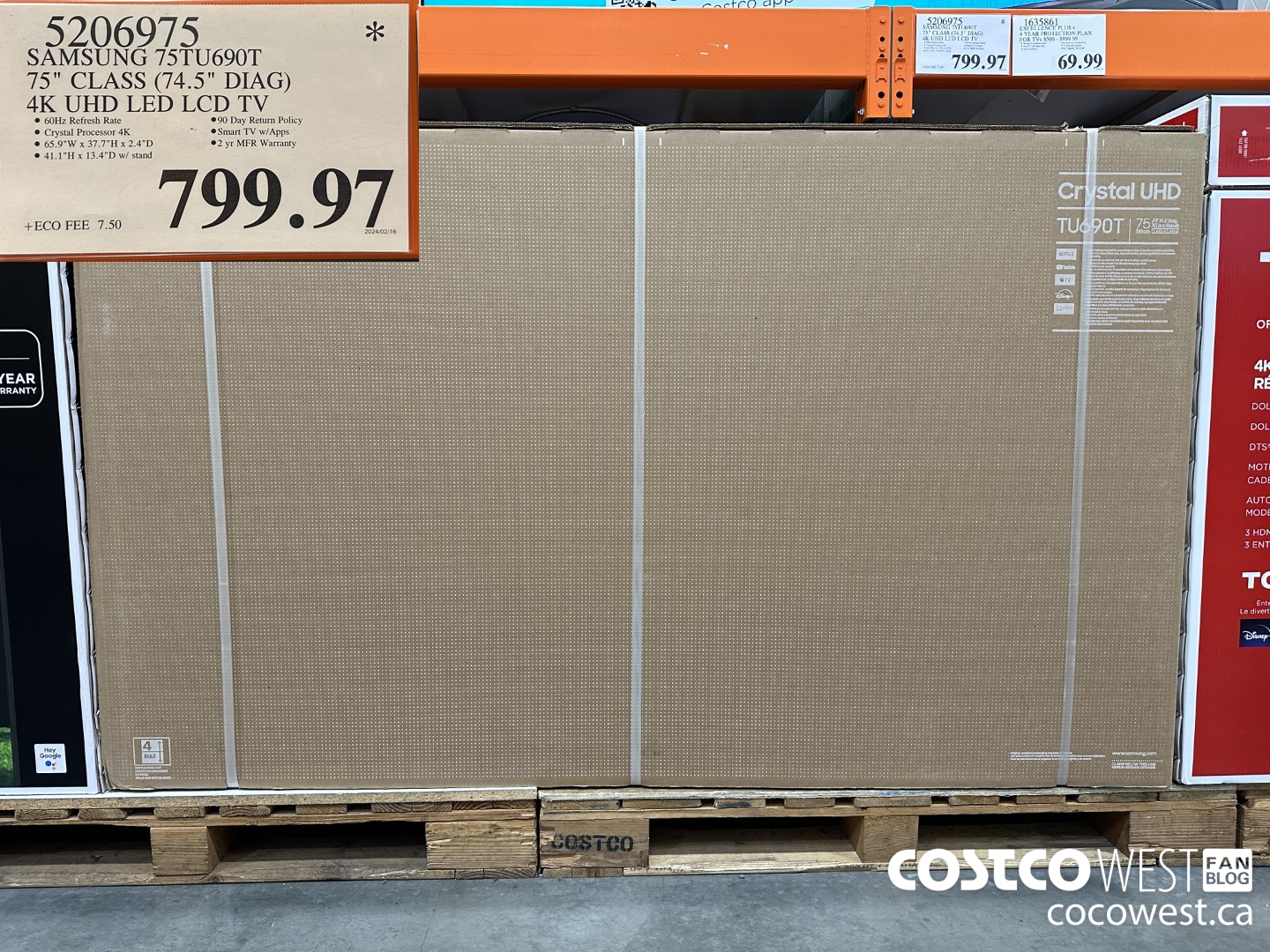 5206975 SAMSUNG 75TU690T 75