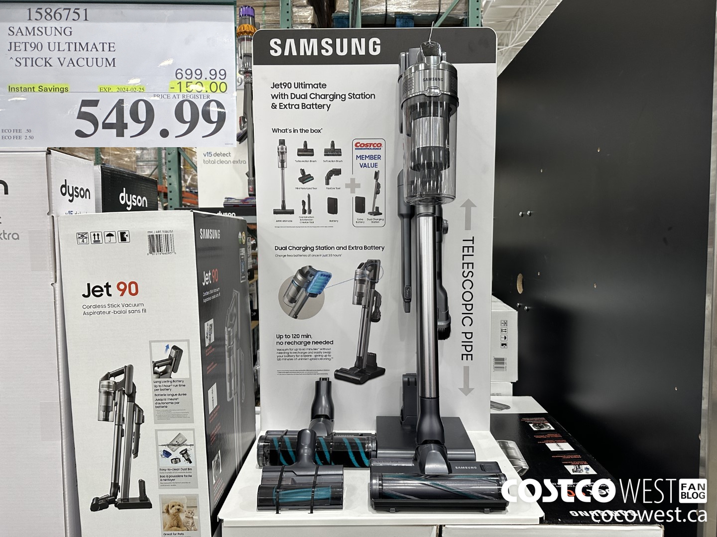 1586751 SAMSUNG JET90 ULTIMATE STICK VACUUM ($150.00 INSTANT SAVINGS EXPIRES ON 2024-02-25) $549.99