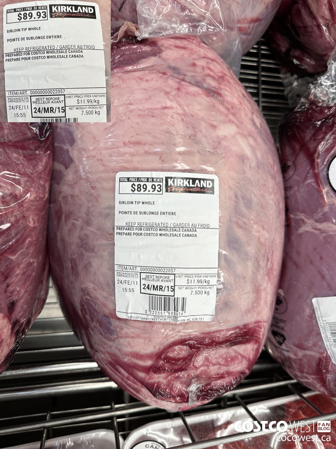 22057 SIRLOIN TIP WHOLE $11.99