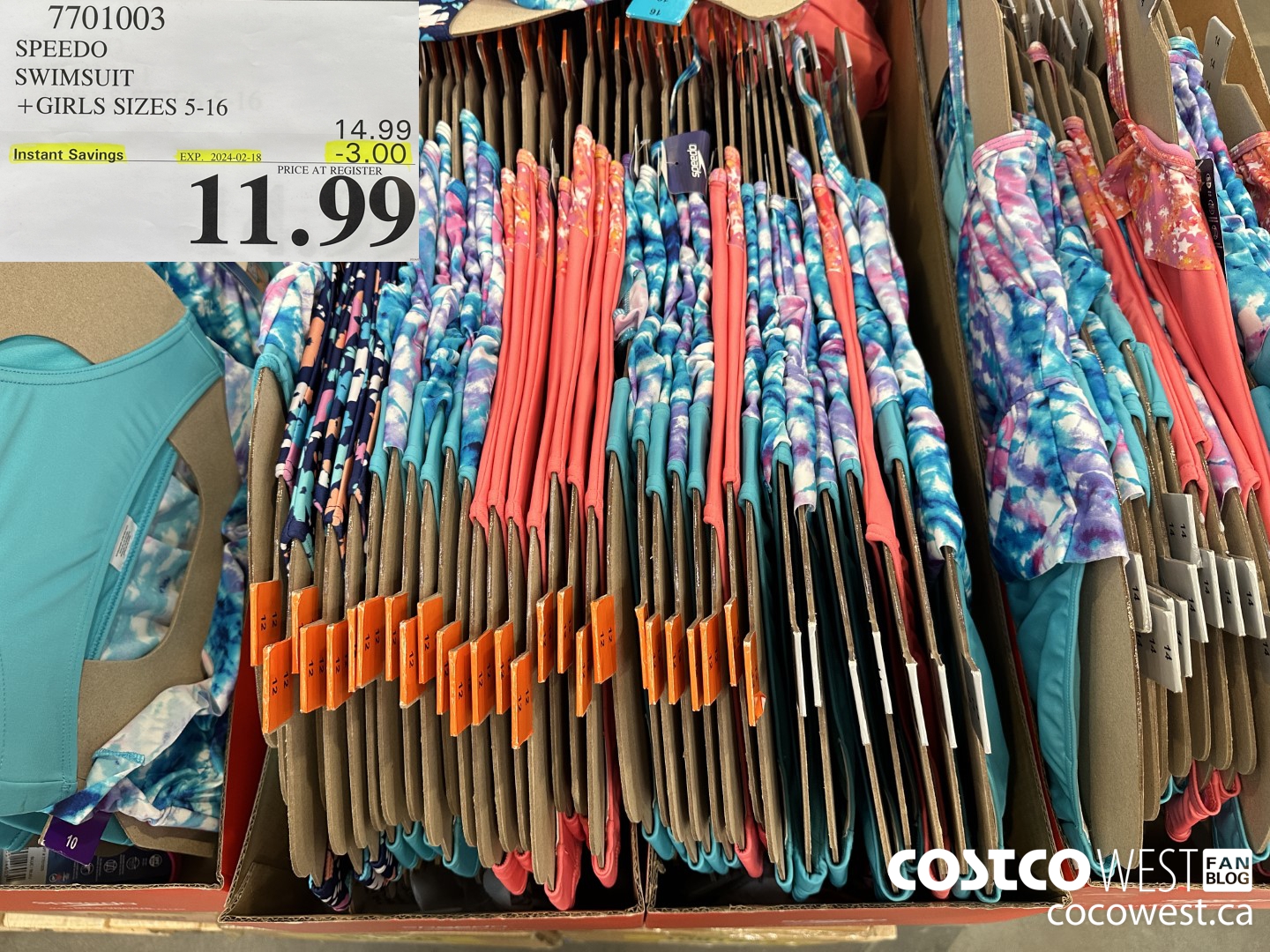 7701003 SPEEDO SWIMSUIT GIRLS SIZES 5-16 ($3.00 INSTANT SAVINGS EXPIRES ON 2024-02-18) $11.99