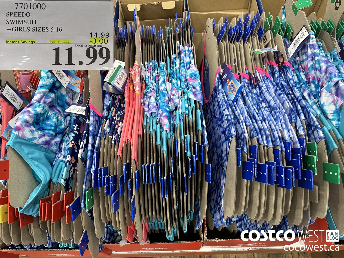 7701000 SPEEDO SWIMSUIT GIRLS SIZES 5-16  ($3.00 INSTANT SAVINGS EXPIRES ON 2024-02-18) $11.99