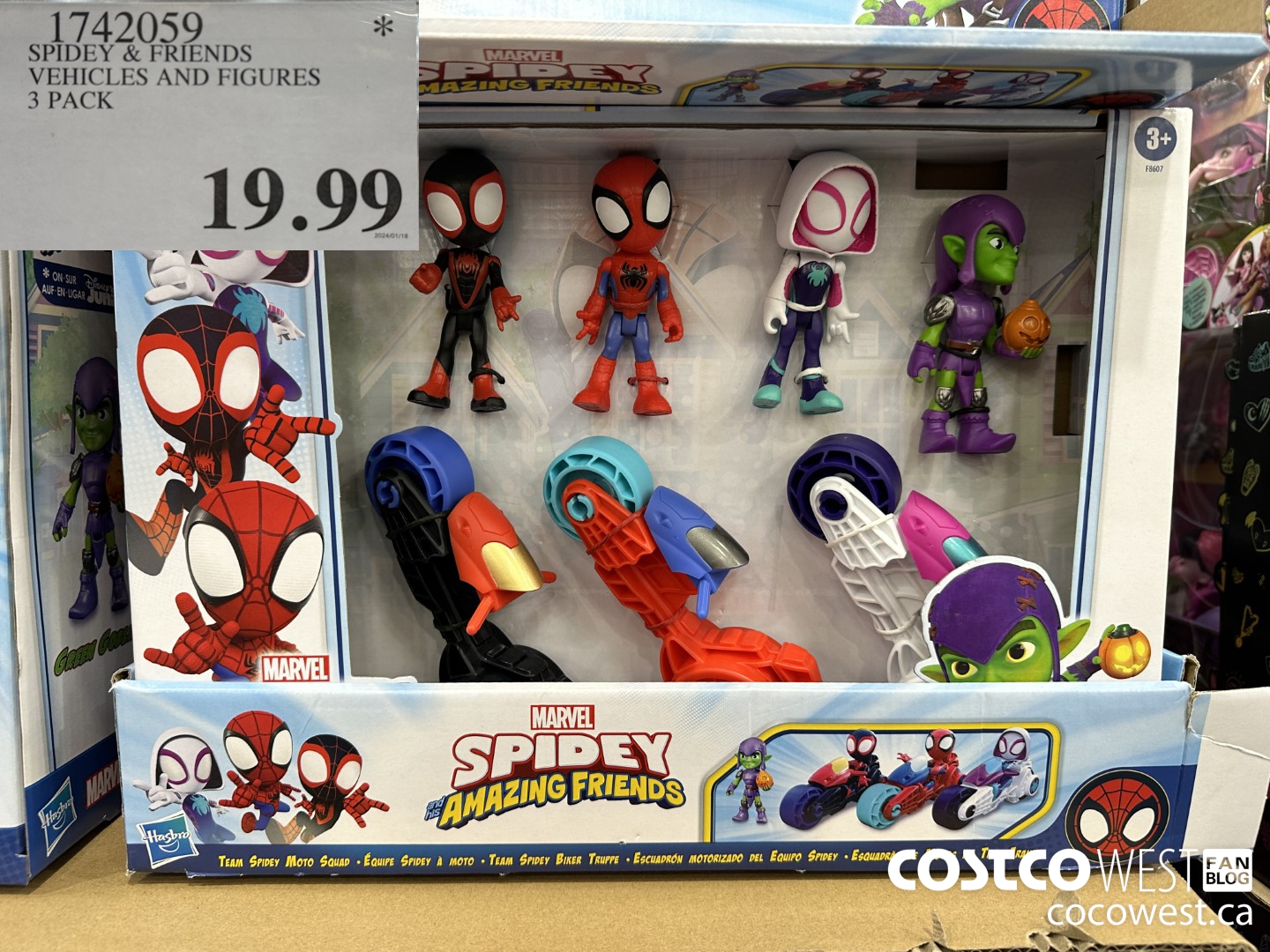 1742059 SPIDEY & FRIENDS VEHICLES AND FIGURES 3 PACK $19.99
