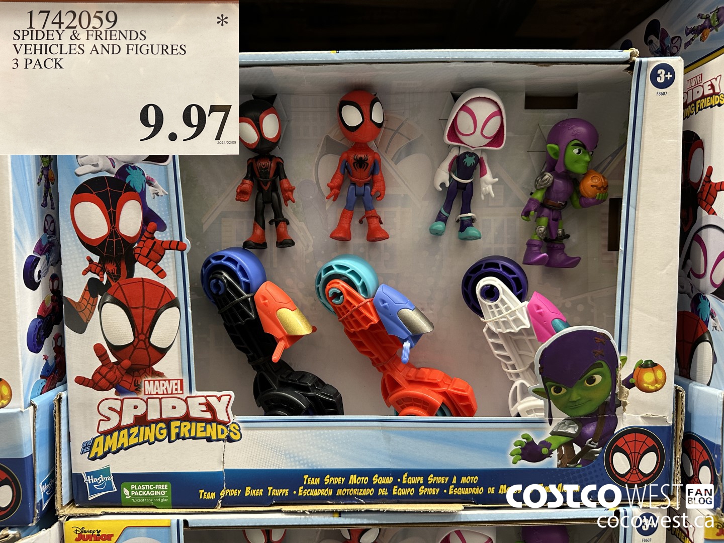 1742059 SPIDEY & FRIENDS VEHICLES AND FIGURES 3 PACK $9.97