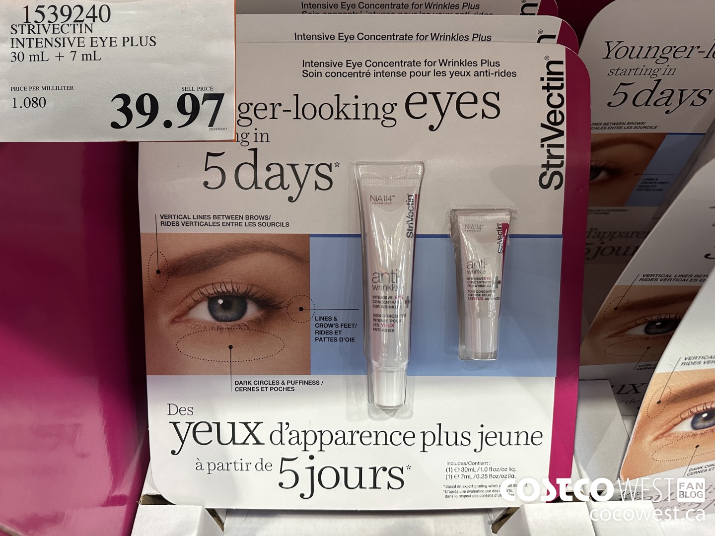 1539240 STIVECTIN INSENSITIVE EYE PLUS 30 ML + 7 ML $39.97