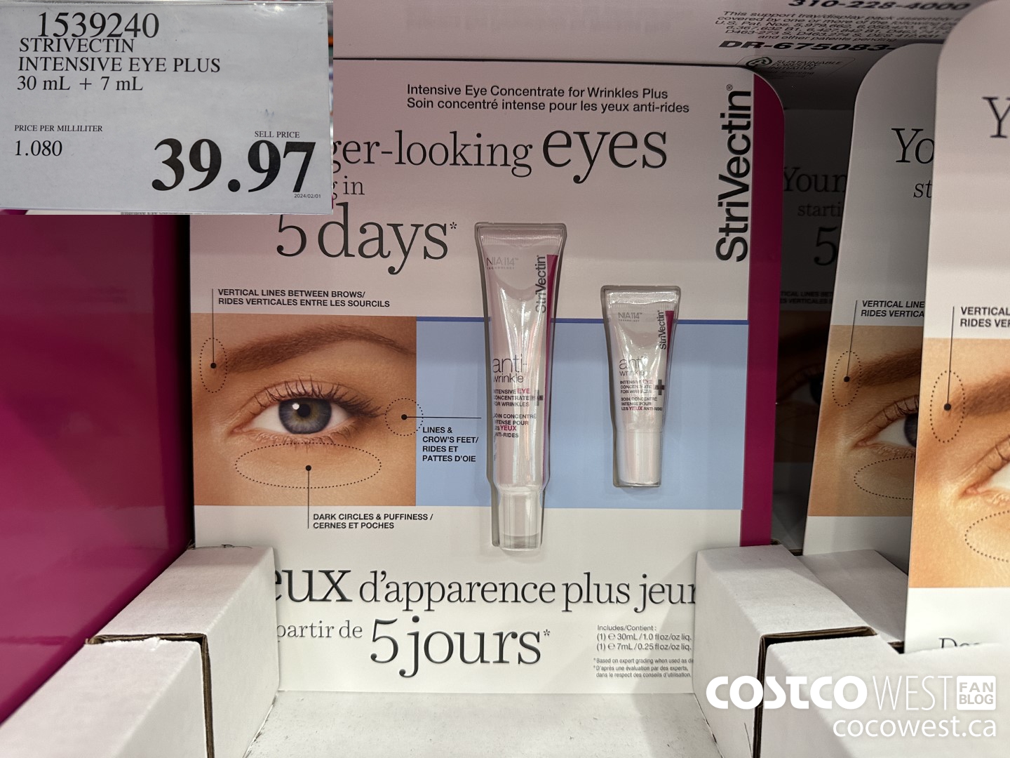 1539240 STIVECTIN INSENSITIVE EYE PLUS 30 ML + 7 ML $39.97