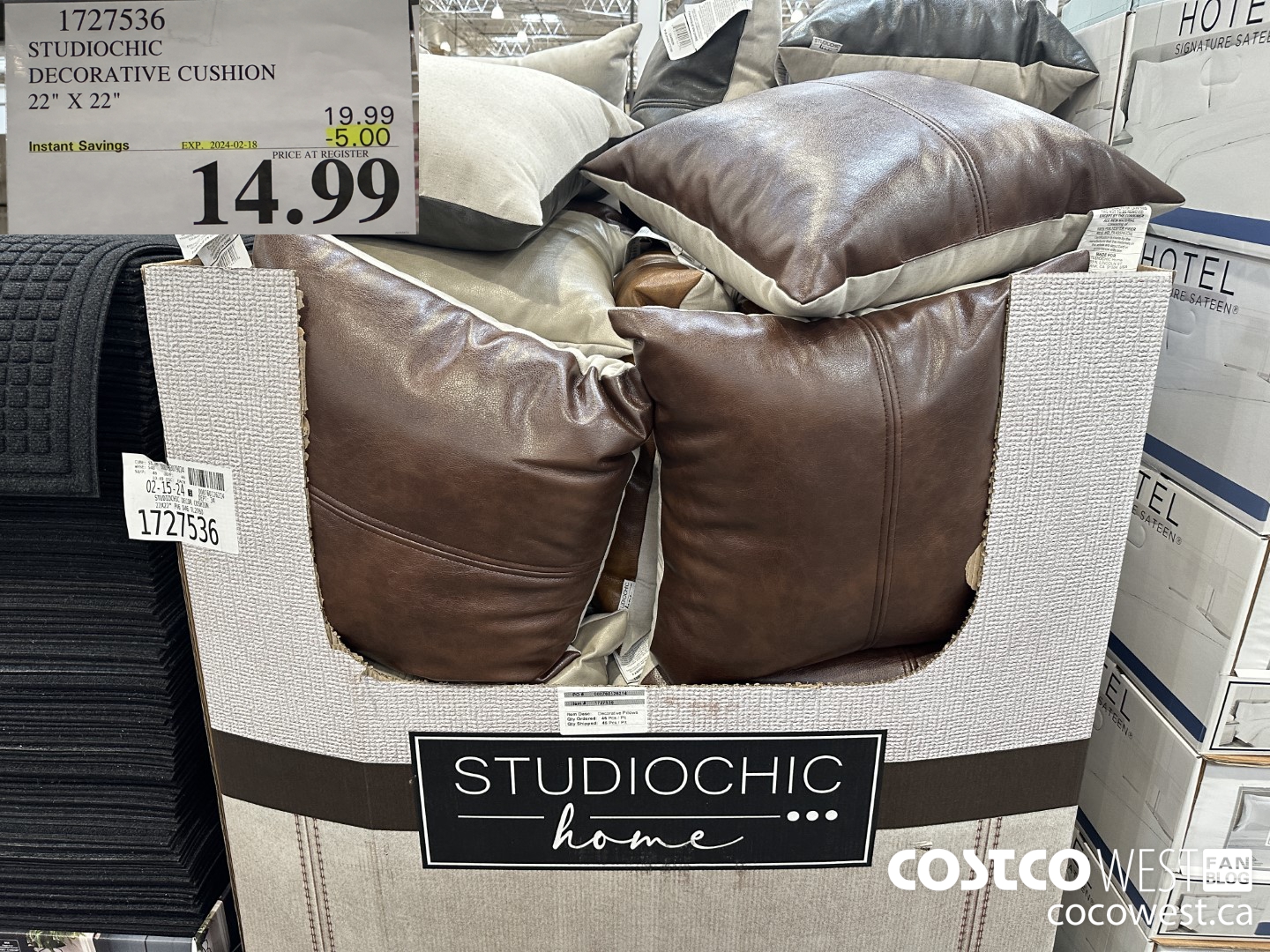 1727536 STUDIOCHIC DECORATIVE CUSHION 22