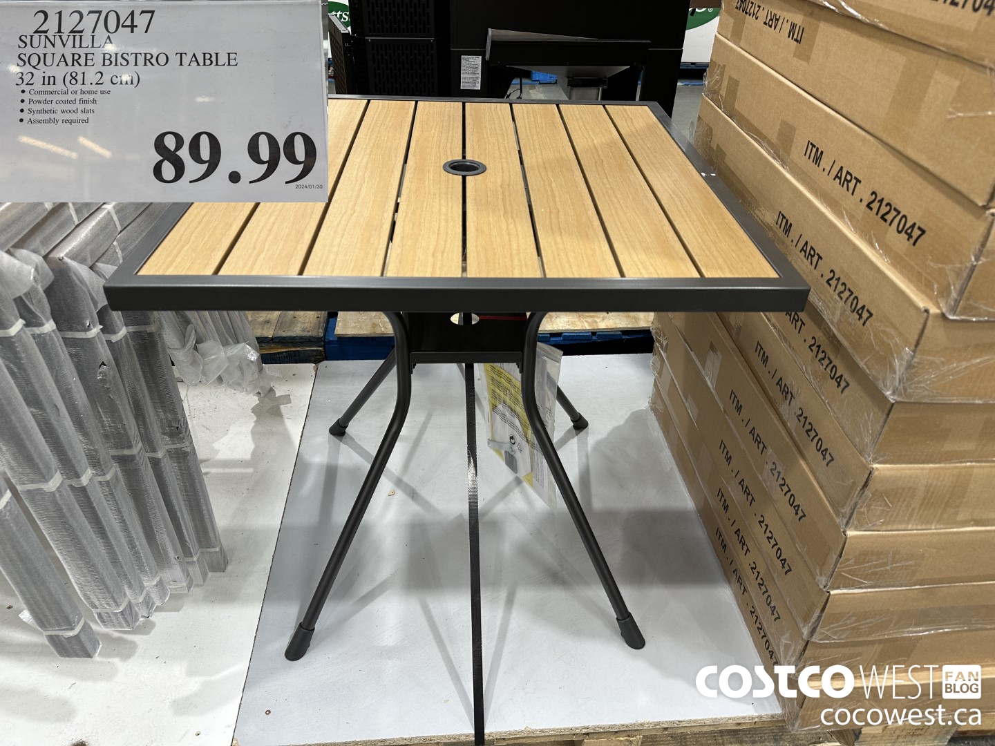 Costco Winter Seasonal 2024 Superpost Furniture, Exercise, Garden