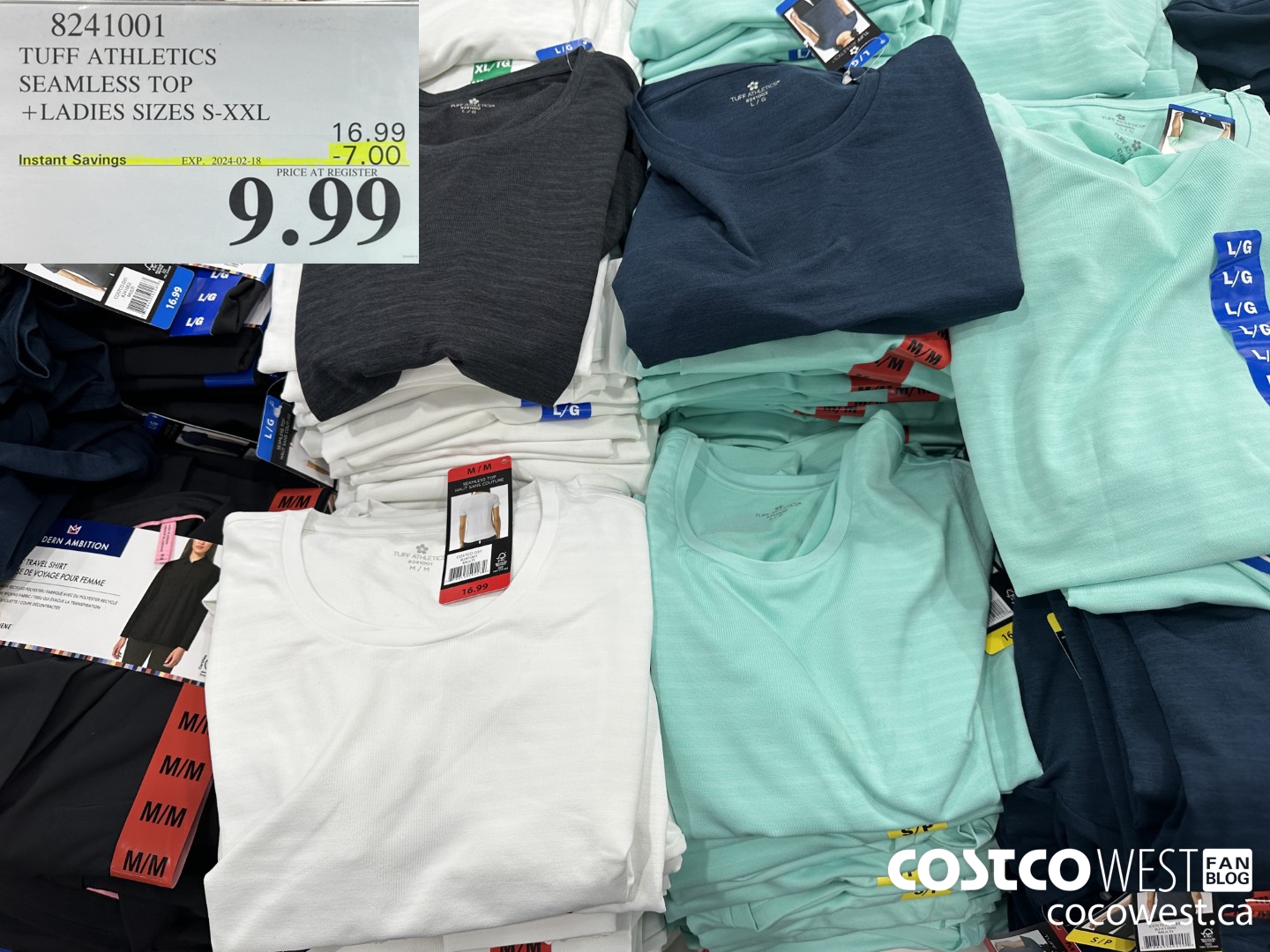 8241001 TUFF ATHLETICS SEAMLESS TOP LADIES SIZES S-XXL ($7.00 INSTANT SAVINGS EXPIRES ON 2024-02-18) $9.99