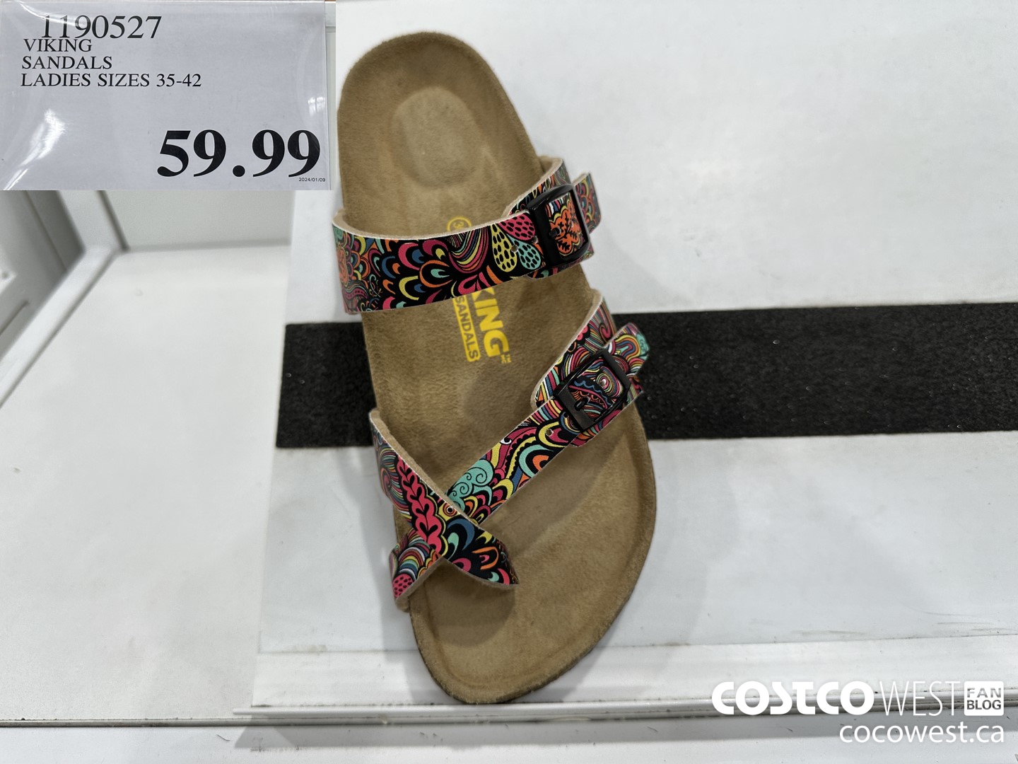 1190527 VIKING SANDALS LADIES SIZES 35-42 $59.99