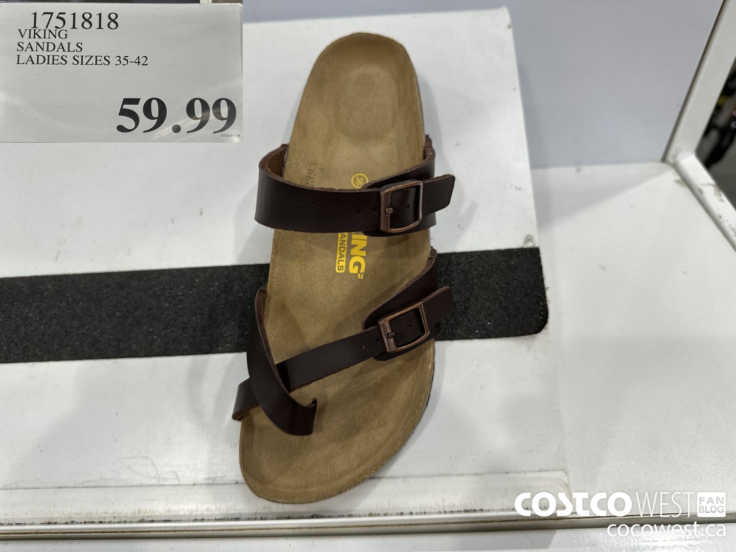 1751818 VIKING SANDALS LADIES SIZES 35-42 $59.99