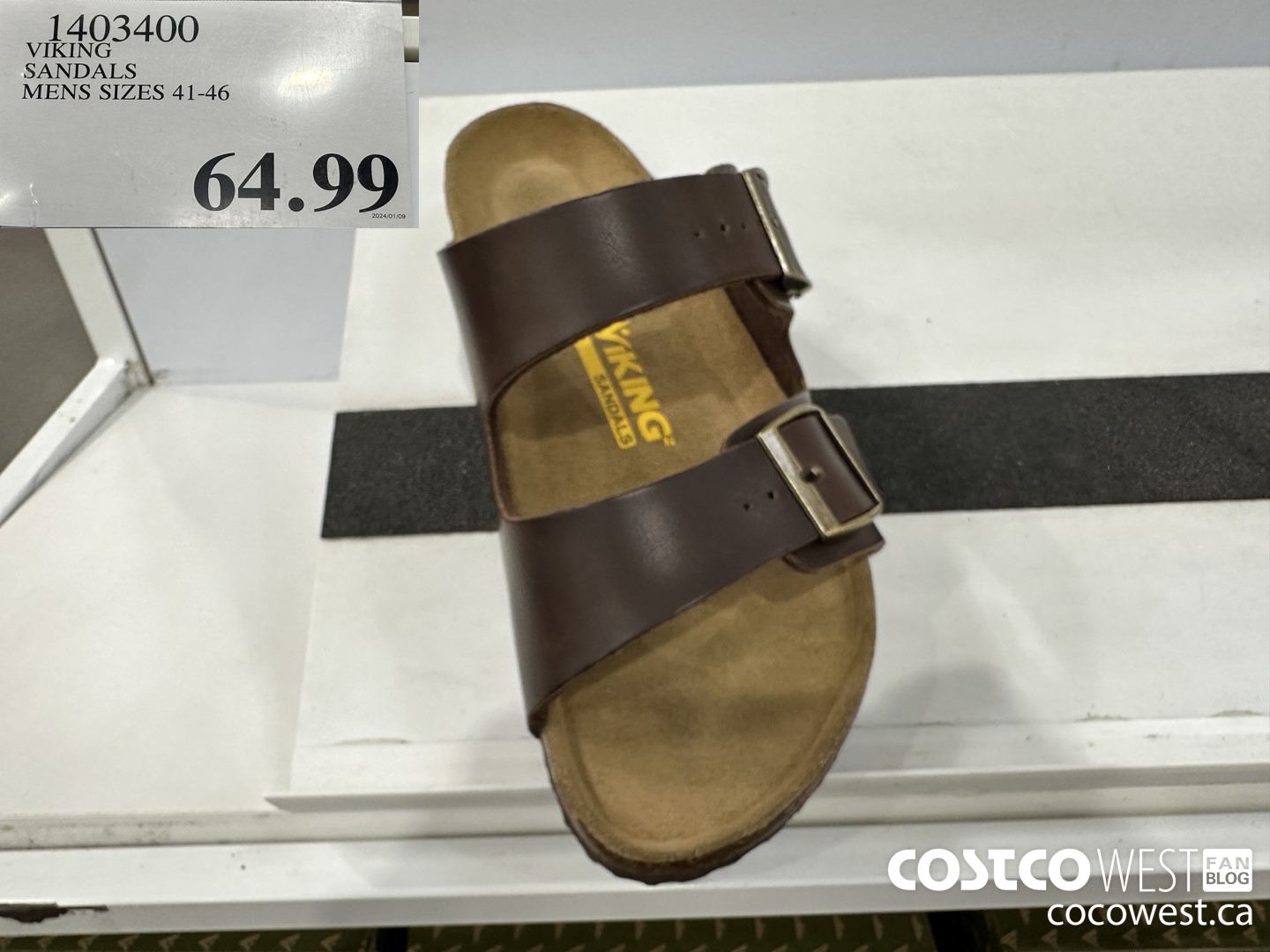 1403400 VIKING SANDALS MENS SIZES 41-46 $64.99