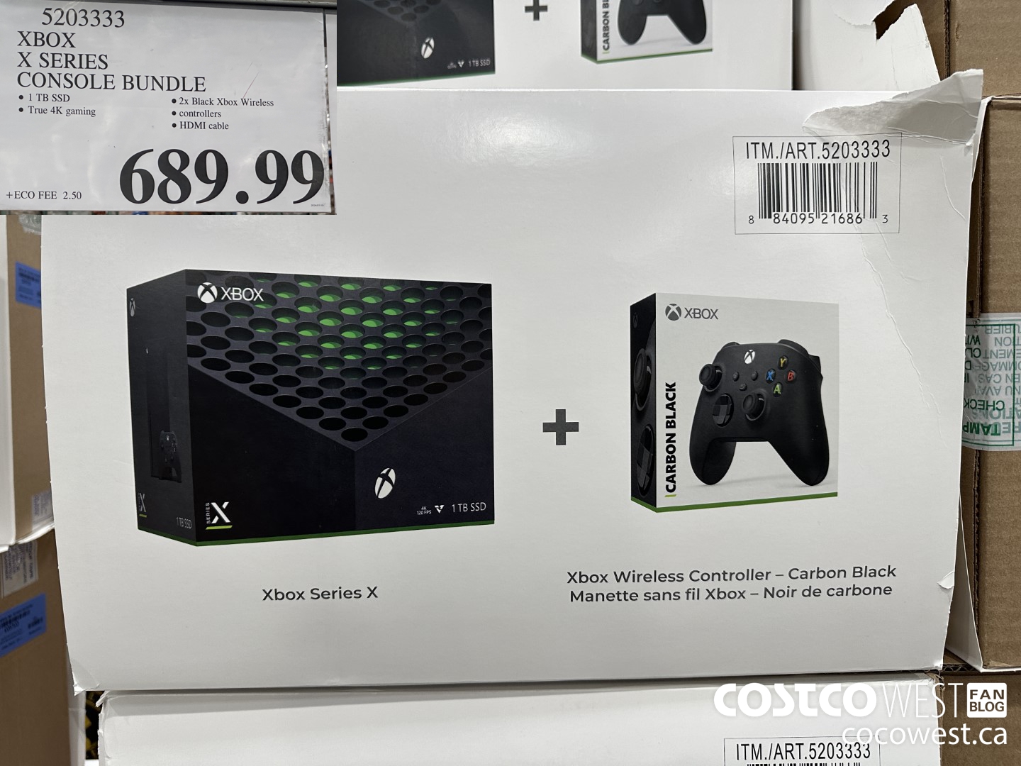 5203333 XBOX X SERIES CONSOLE BUNDLE $689.99