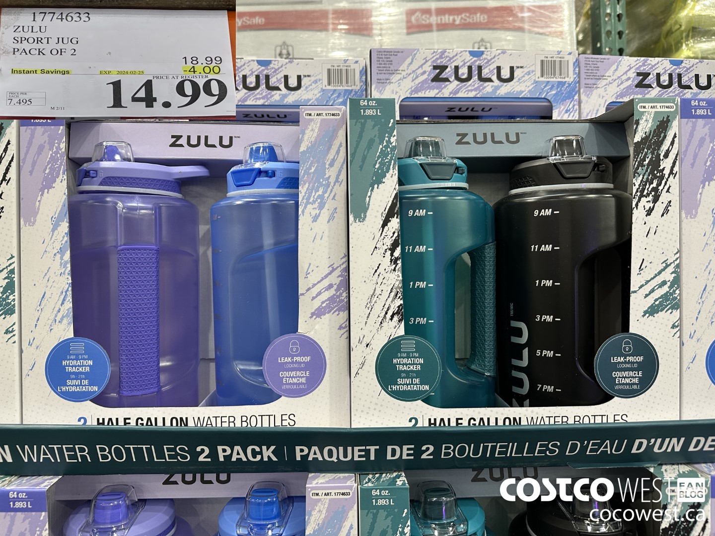 1774633 ZULU SPORT JUG PACK OF 2 ($4.00 INSTANT SAVINGS EXPIRES ON 2024-02-25) $14.99