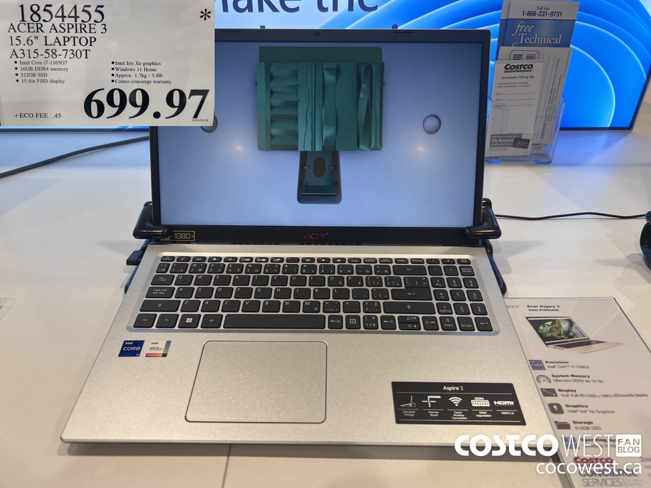 1854455 ACER ASPIRE 3 15.6