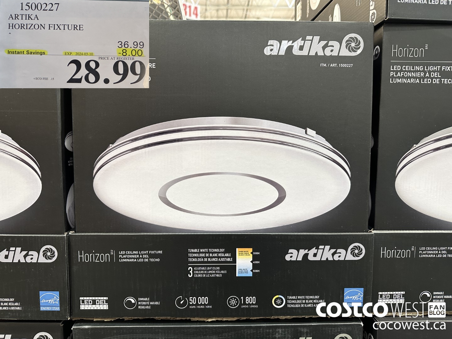 1500227 ARTIKA HORIZON FIXTURE ($8.00 INSTANT SAVINGS EXPIRES ON 2024-03-10) $28.99