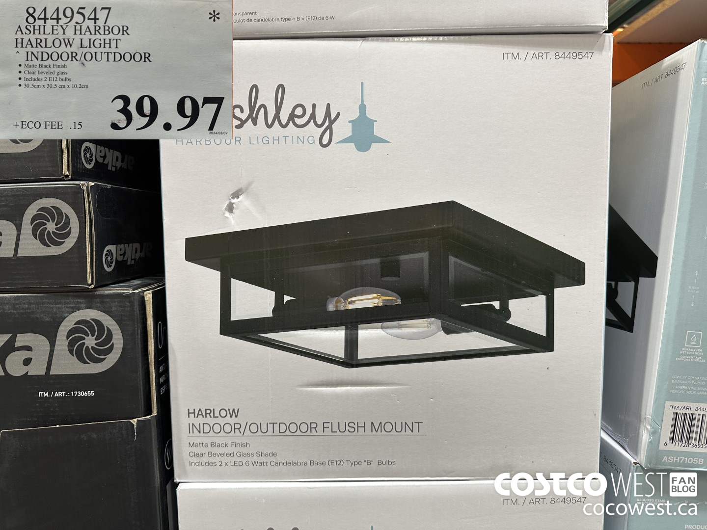 8449547 ASHLEY HARBOR HARLOW INDOOR/OUTDOOR $39.97