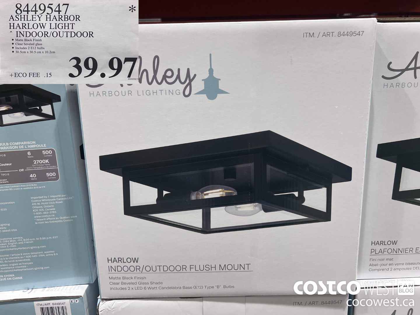 8449547 ASHLEY HARBOR HARLOW INDOOR/OUTDOOR $39.97