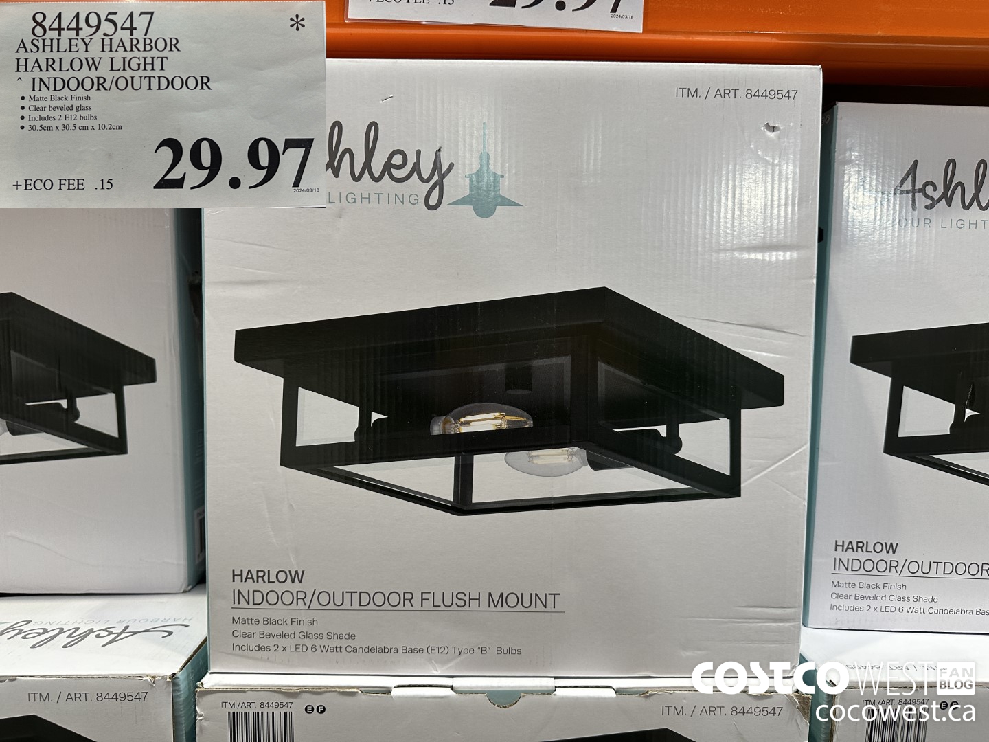 8449547 ASHLEY HARBOR HARLOW INDOOR/OUTDOOR $29.97