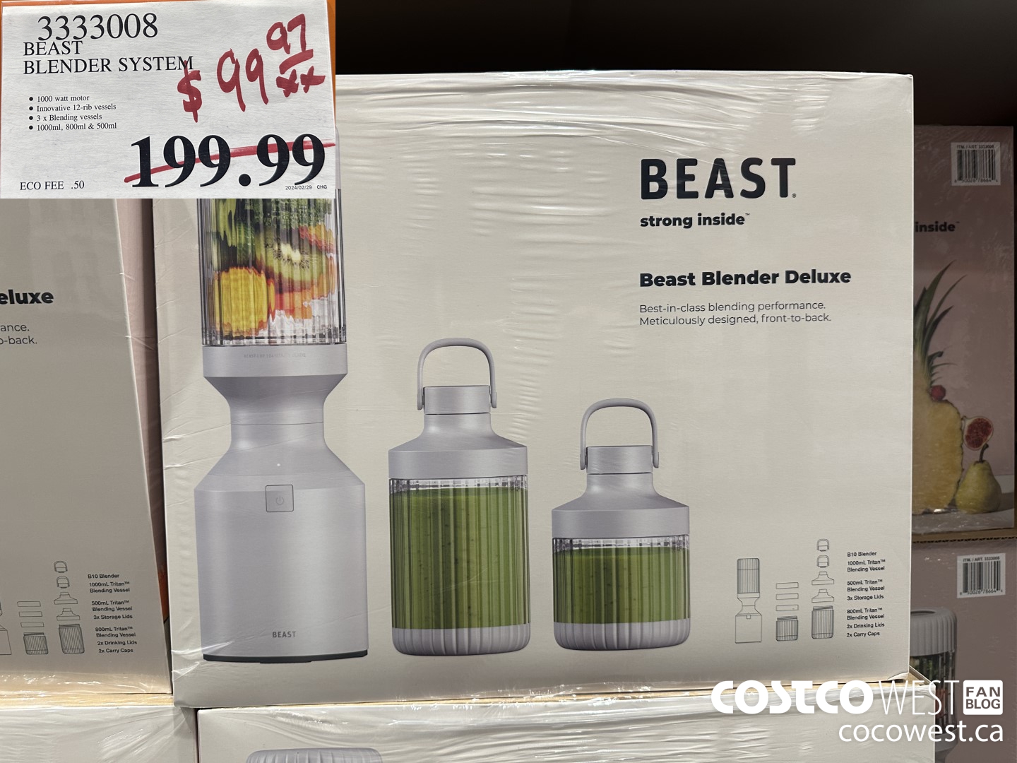 3333008 BEAST BLENDING SYSTEM $99.97