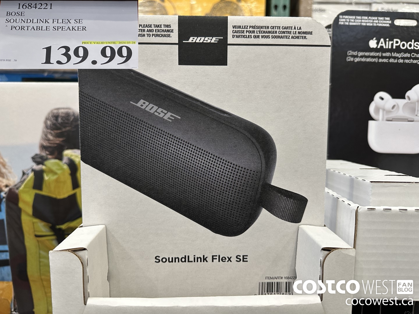 1684221 BOSE SOUNDLINK FLEX SE PORTABLE SPEAKER (EXPIRES ON 2024-03-28) $139.99