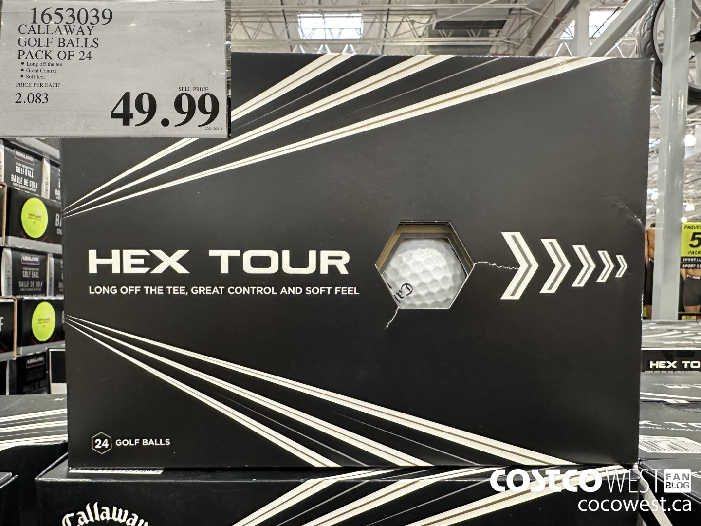 1653039 CALLAWAY GOLF BALLS PACK OF 24 $49.99