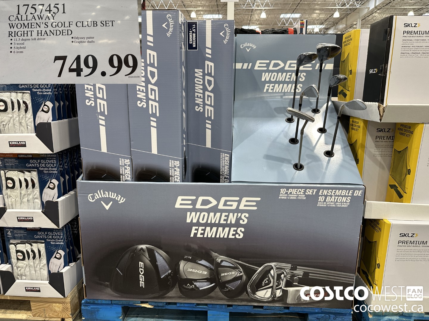 1757451 CALLAWAY WOMEN'S GOLF CLUB SET RIGHT HANDED $749.99