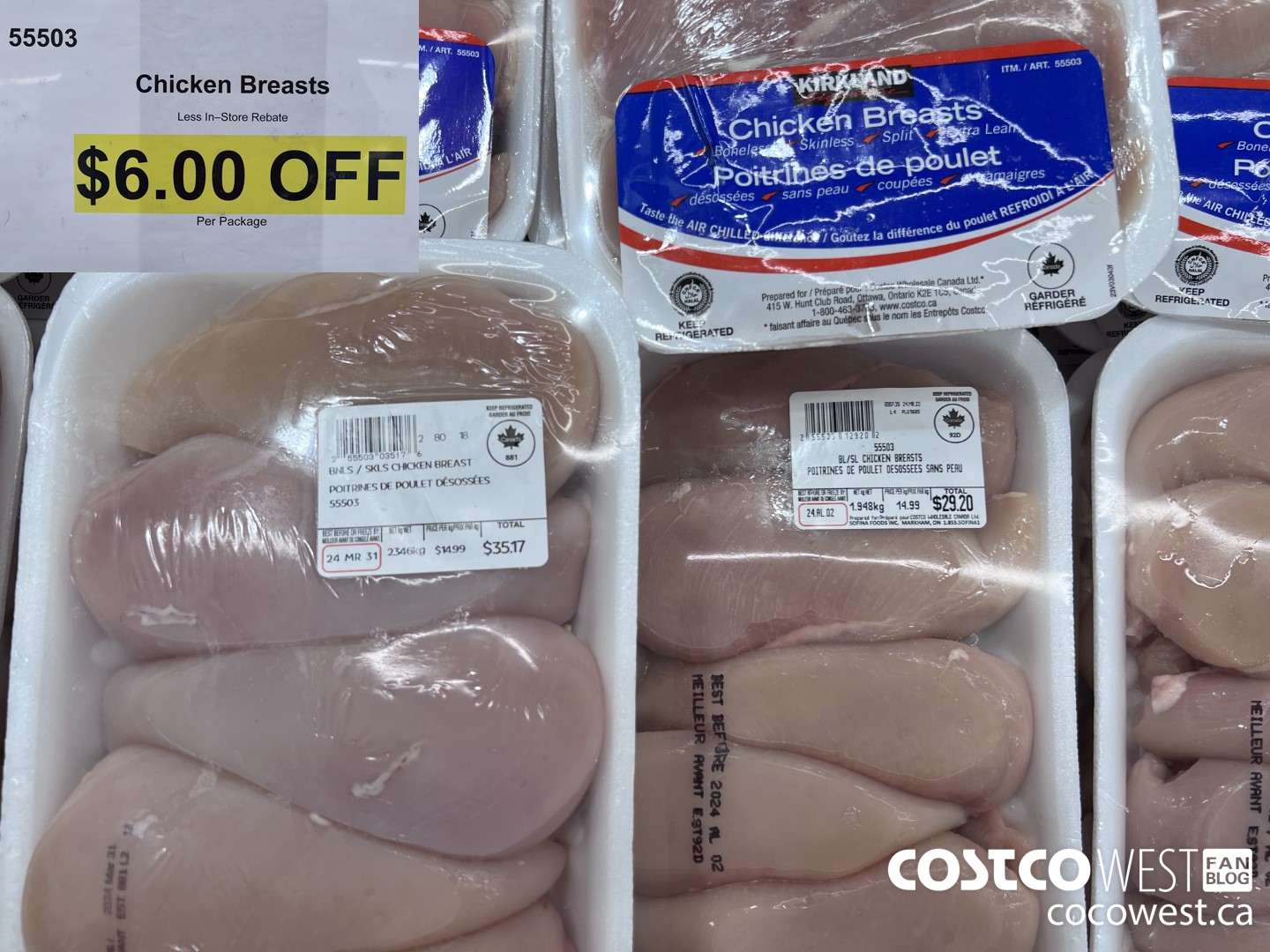 99903 CHICKEN BREASTS  ($6.00 INSTANT SAVINGS)