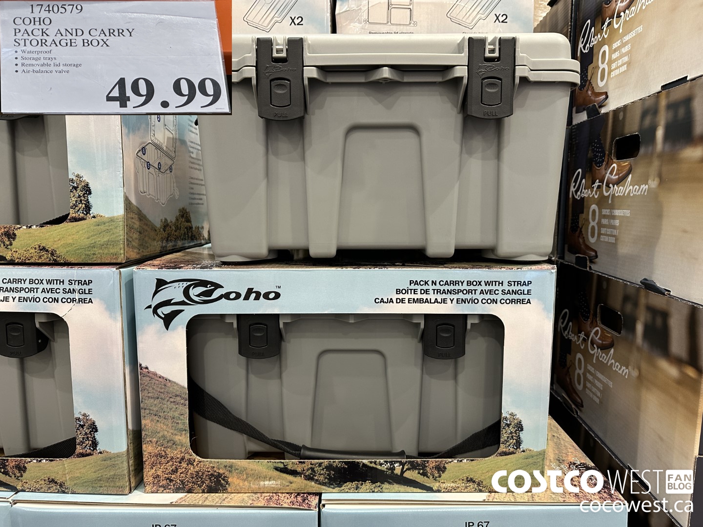 1740579 COHO PACK AND CARRY STORAGE BOX $49.99