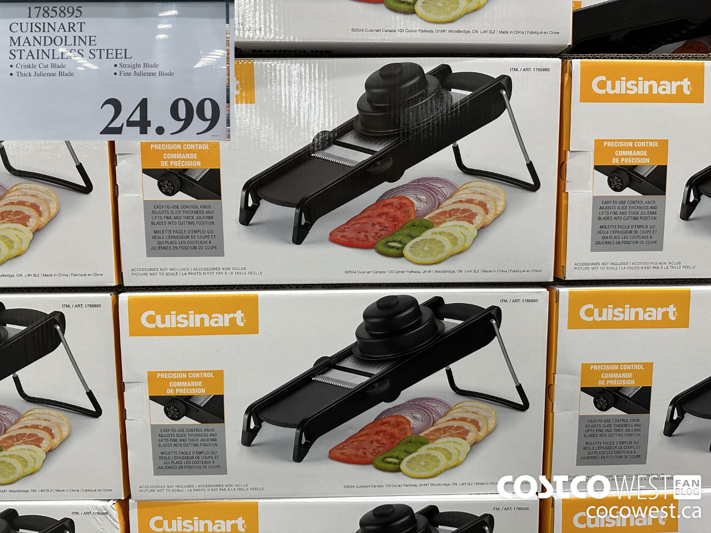 1785895 CUISINART MANDONLINE STAINLESS STEEL $24.99