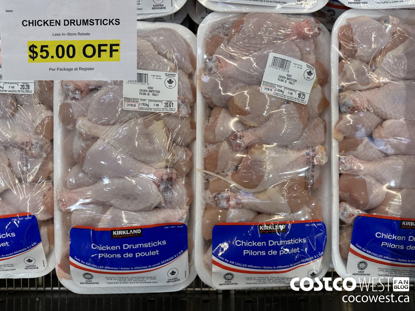 55502 Chicken Drumsticks  ($5.00 INSTANT SAVINGS)