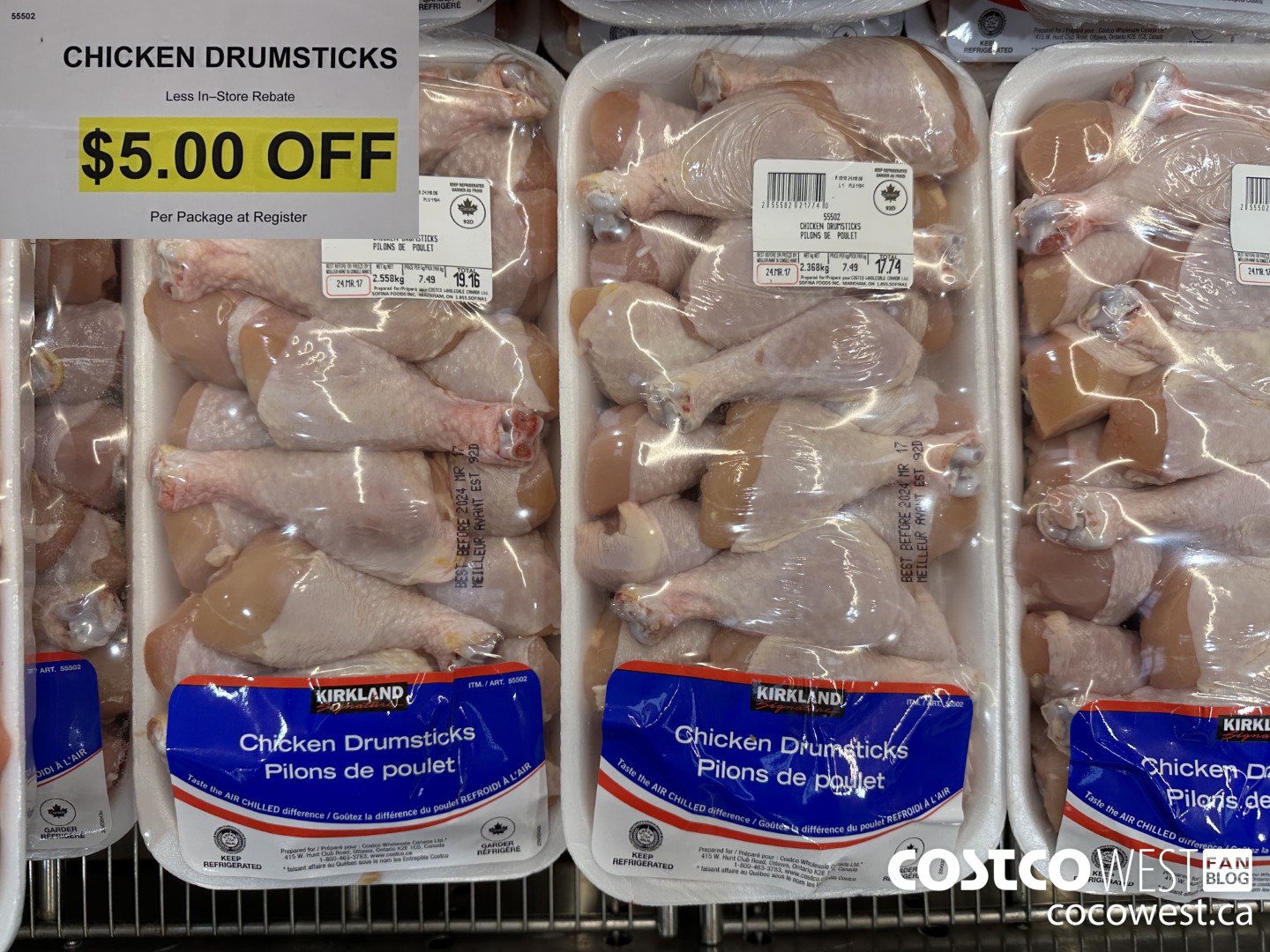 55502 Chicken Drumsticks  ($5.00 INSTANT SAVINGS)