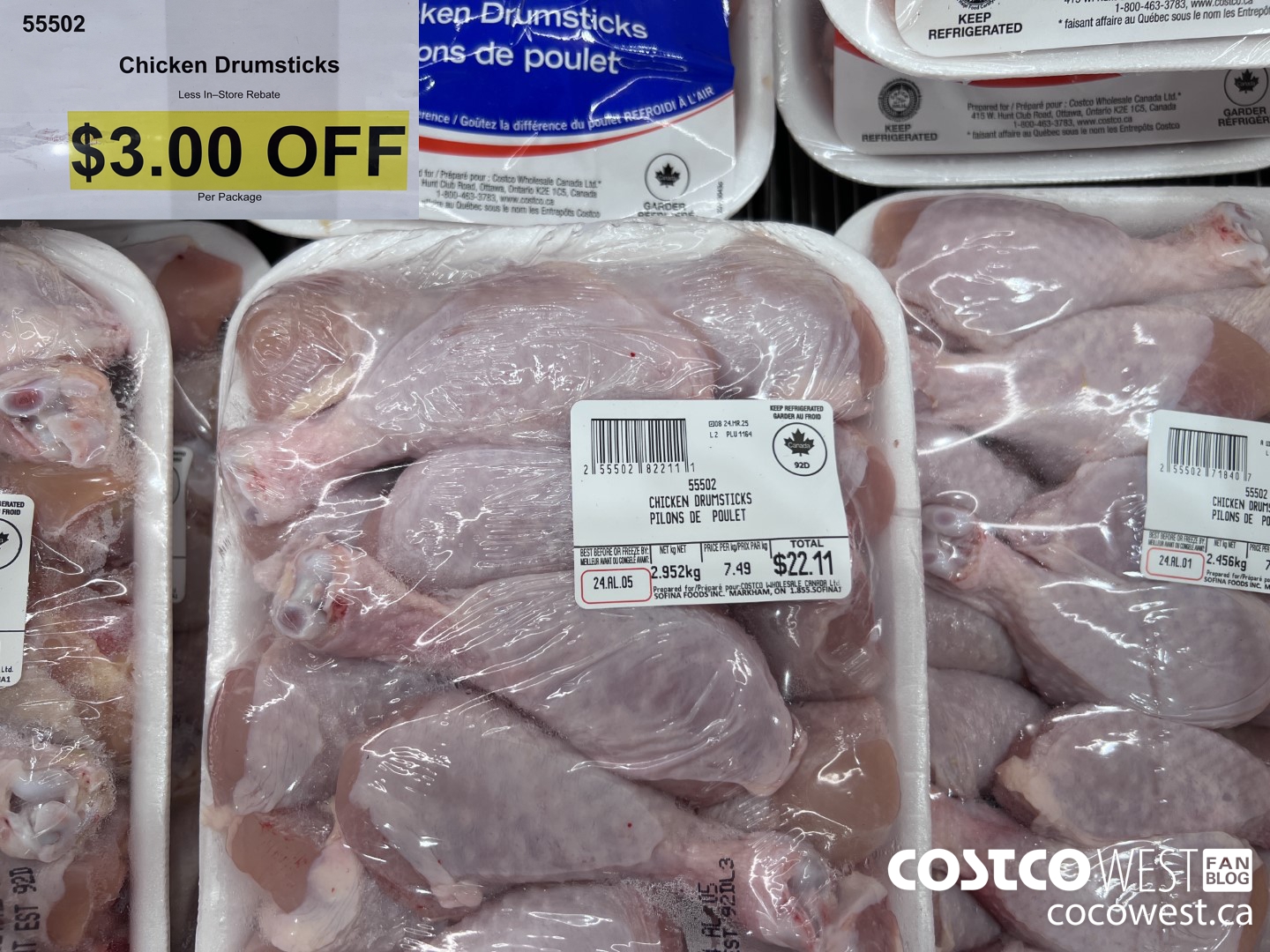 55502 Chicken Drumsticks  ($3.00 INSTANT SAVINGS)
