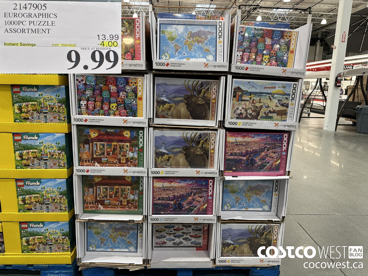 2147905 EUROGRAPHICS 1000PC PUZZLE ASSORTMENT ($4.00 INSTANT SAVINGS EXPIRES ON 2024-03-03) $9.99